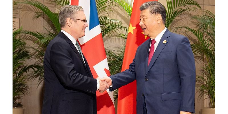 Keir Starmer defends chasing closer ties with China's Xi Jinping as boosting growth is his 'number one mission' - after PM comes under pressure for cosying up to Beijing just hours before 45 Hong Kong