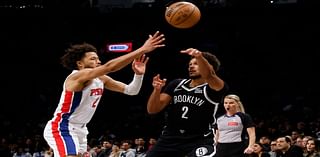 Six Pistons score in double figures to lead Detroit past Nets 106