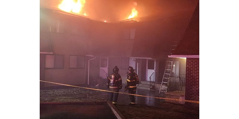 5 N.J. cops, firefighter injured in fire that destroyed 16 apartments