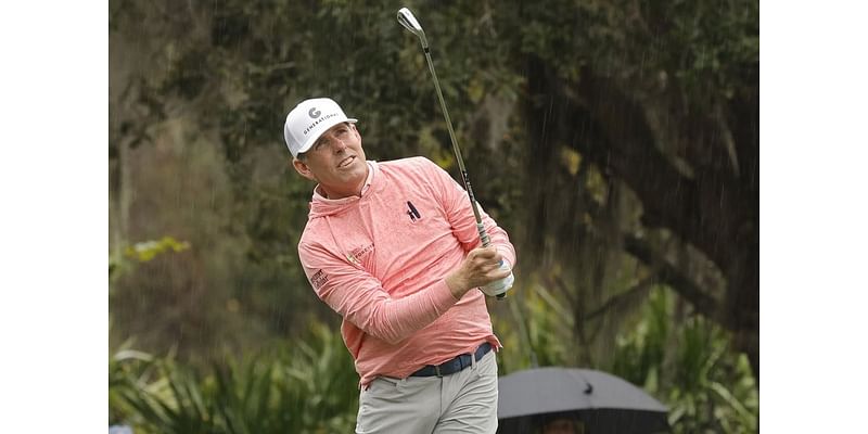 Steven Alker, Paul Goydos, Justin Leonard share PURE Insurance lead