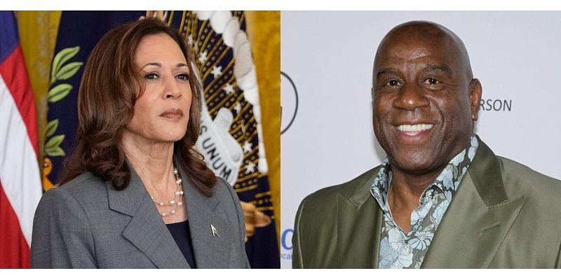 Former NBA Legend Magic Johnson Joins Forces With Kamala Harris In New Video