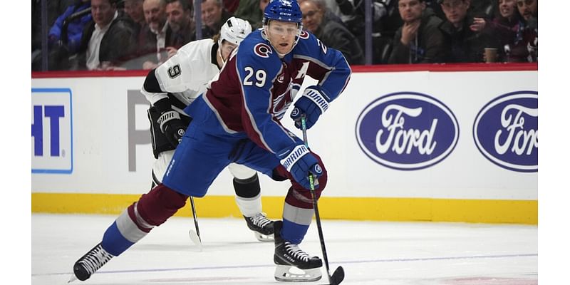 Rantanen has 9th career hat trick, Avalanche beat Kings 4-2