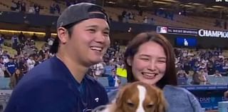 Shohei Ohtani's wife turns heads as she makes rare appearance after Dodgers win NL West title