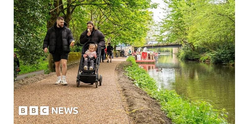 Saltaire canal towpath upgrade to improve safety