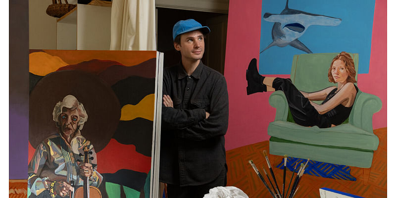 An Artist Whose Subjects Step Out of His Paintings