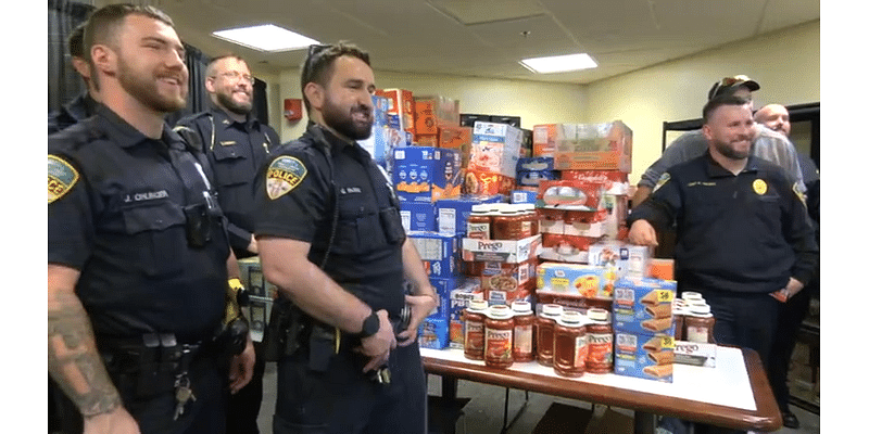 Campus police skip shaving this month in support of WSU student pantry