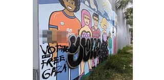 Downtown St. Pete Mural Vandalized With Anti-Voting Message