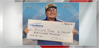 Runnells man wins $500,000 Iowa Lottery prize