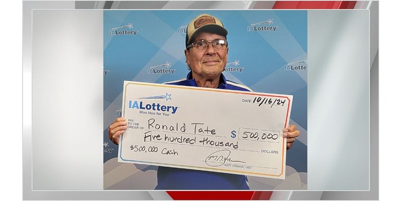 Runnells man wins $500,000 Iowa Lottery prize