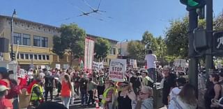 Pro-Palestinians rally in San Francisco nearly a year after Oct. 7 attacks