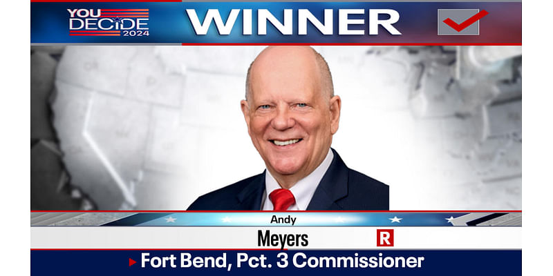 Fort Bend, Pct. 3 Commissioner results: Andy Meyers wins