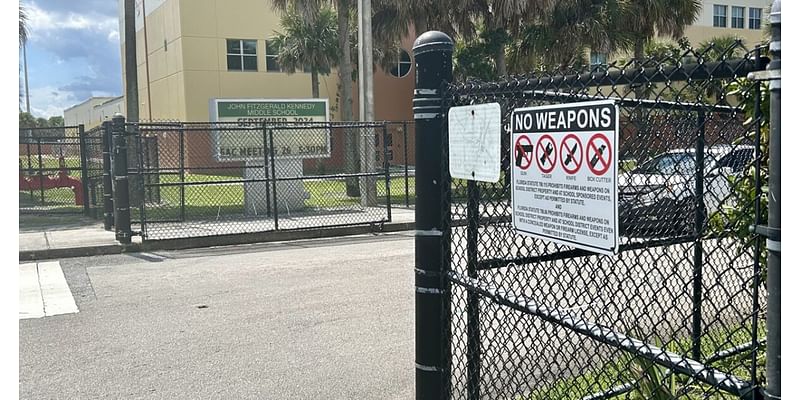 Student caught with unloaded gun at John F. Kennedy Middle School, district confirms