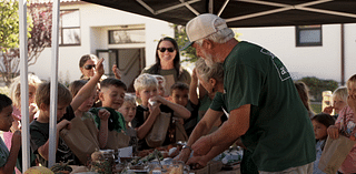 Students learn about local agriculture at Cayucos Elementary Farmer's Market