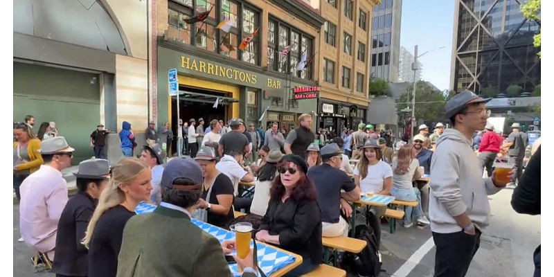 San Francisco's first 'entertainment zone' hosts Oktoberfest celebration