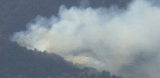 Brush fire breaks out near homes in Hacienda Heights