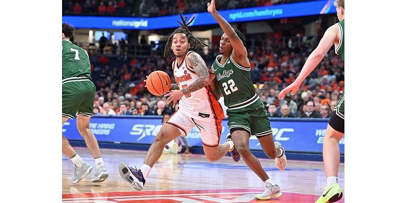 Syracuse rallies, escapes Le Moyne's upset bid