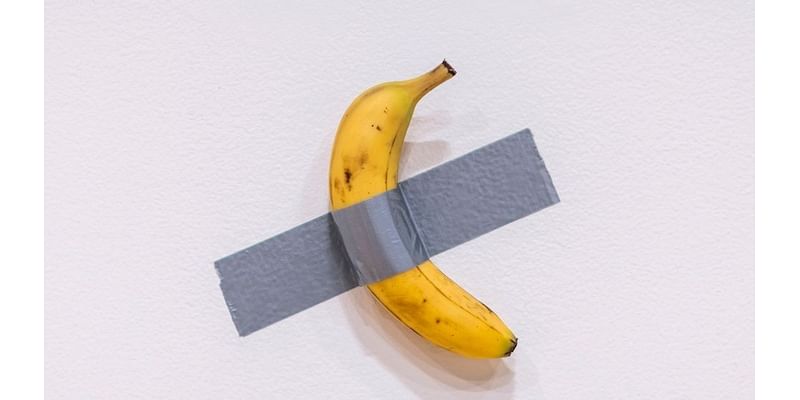 Duct-taped banana artwork valued up to $1.5 million at Sotheby's auction