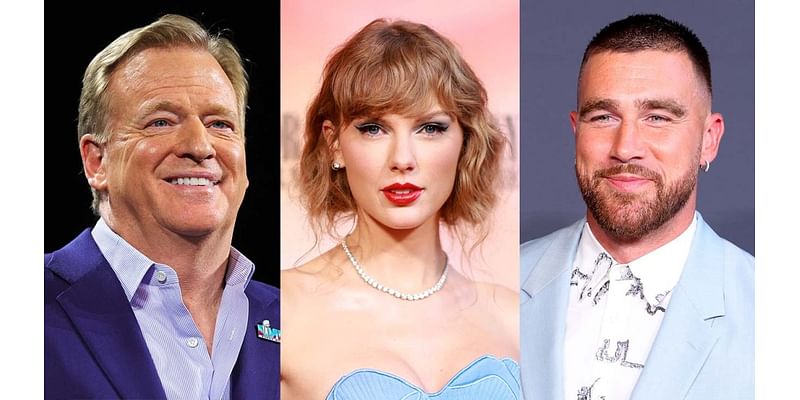 NFL Commissioner Says Taylor Swift and Travis Kelce’s Romance Is “Great for the League”