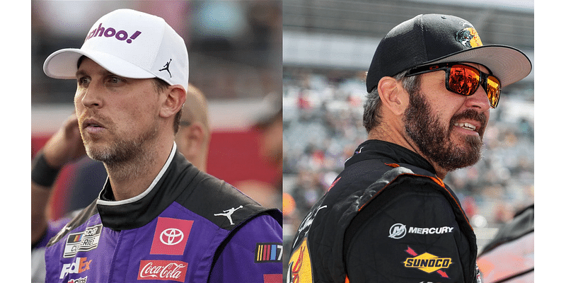 Denny Hamlin Rolls Back on ‘Unlucky’ Giveaway as He Narrowly Avoid Martin Truex Jr’s Playoff Gut-Punch