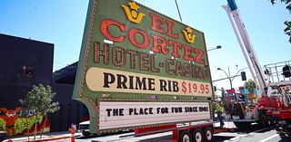 A 50-year-old Las Vegas sign is finding its way to a new home at a local museum