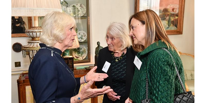 'You've put osteoporosis on the map,' the Queen said. 'Can I just plead with you to keep going?' Camilla's tribute to MoS's Ruth Sunderland as she (and her mum) attend royal reception for bone disease