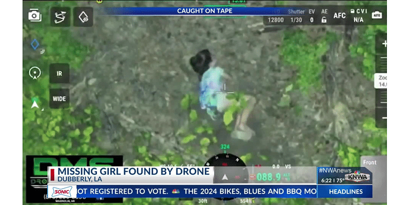 Arkansas drone operator finds missing 10-year-old