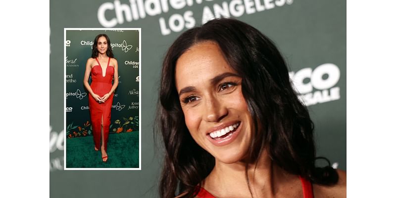 Meghan Markle Stuns in Red as Marriage Gossip Returns