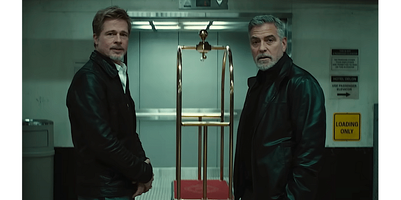 See George Clooney And Brad Pitt Take A Funny Shot At Their Ocean's 11 Co-Stars As They Talk Filming Wolfs Together