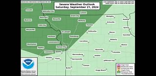 Showers & thunderstorms in the forecast for Kansas City. Fall weather to come next week