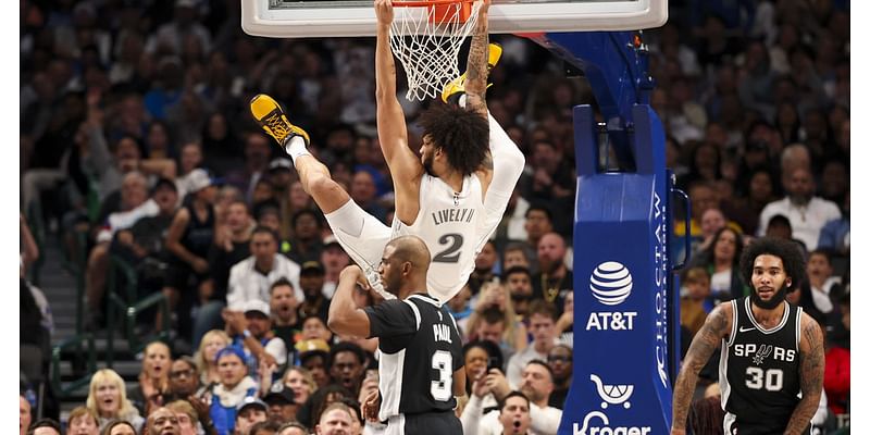 A Wemby-less Spurs fall flat in second half in loss to Mavs