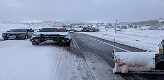 Locals jump into action to free semi stuck on Highway 96