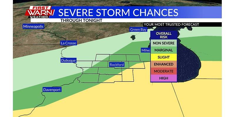 Late Tuesday evening weather update: Few storms still possible, severe threat lowers