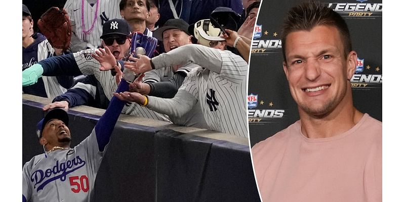 Rob Gronkowski says he knew Yankees fan in bizarre World Series moment: 'Congratulations for shining'