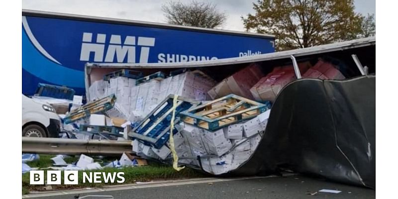 M6 fatal lorry crash: Lancashire motorway partially reopens