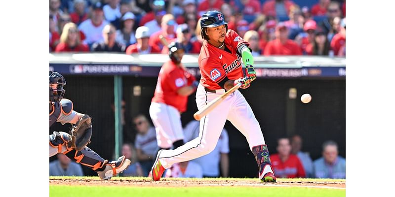 MLB credits José Ramírez with double, RBI on first-inning grounder in ALDS Game 1