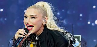 Gwen Stefani, 55, flaunts her toned abs in tartan co-ord and fishnets as she takes to the stage in New York