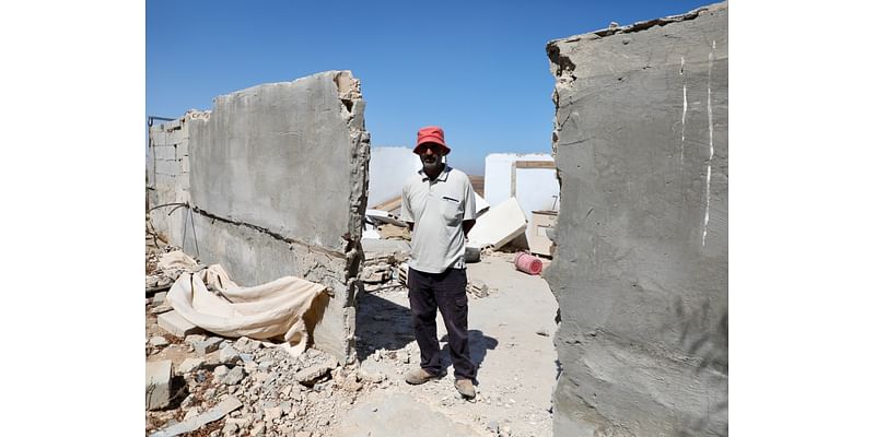 West Bank villagers return to shattered Zanuta with keys but no homes