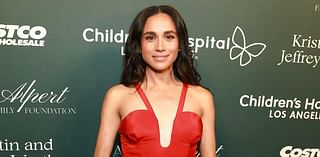 Meghan Markle Stuns in Red Gown at Children’s Hospital LA Gala