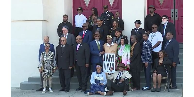 Civil rights leaders hold historic photo shoot in downtown Memphis