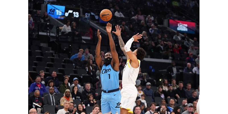 Clippers snap skid with win over Jazz as James Harden hits NBA milestone