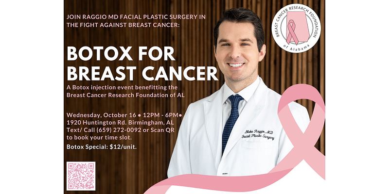 Homewood-based plastic surgery office to host ‘Botox for Breast Cancer’ event