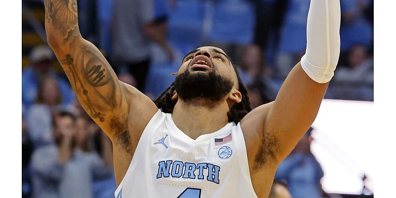 No. 9 Tar Heels visit No. 1 Kansas in only second on-campus showdown between college hoops titans