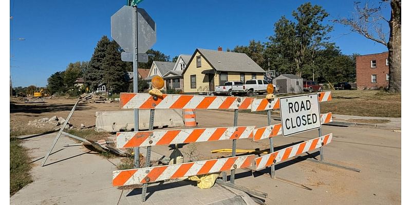 2 1/2-year sewer project has roads closed in North Omaha but some relief is on the way