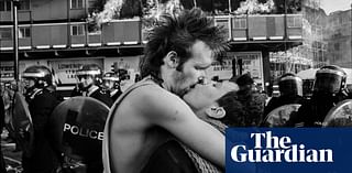 Hot snogs, fizz-fuelled city boys and a hilltop homage to Duran Duran: nine photos that capture the 1980s