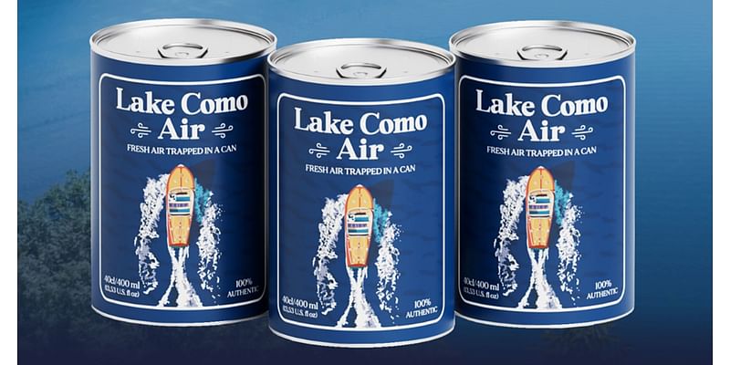 Lake Como in a can? 'Air' from tourist destination on sale for $11 in Italy