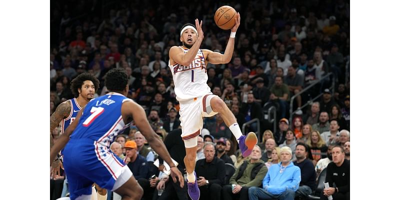 Kevin Durant lifts Suns past Philadelphia 118