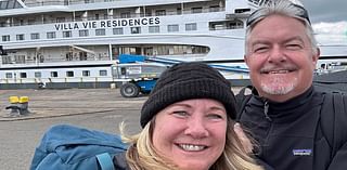 Cursed cruise ship on luxury three-and-a-half-year voyage around the world will finally set sail next week - after rich passengers were stuck in Belfast for nearly four months