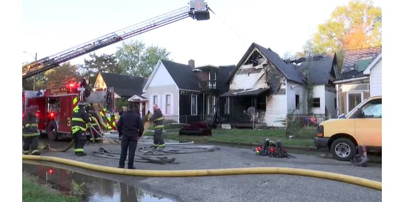 Fire damages three Terre Haute homes