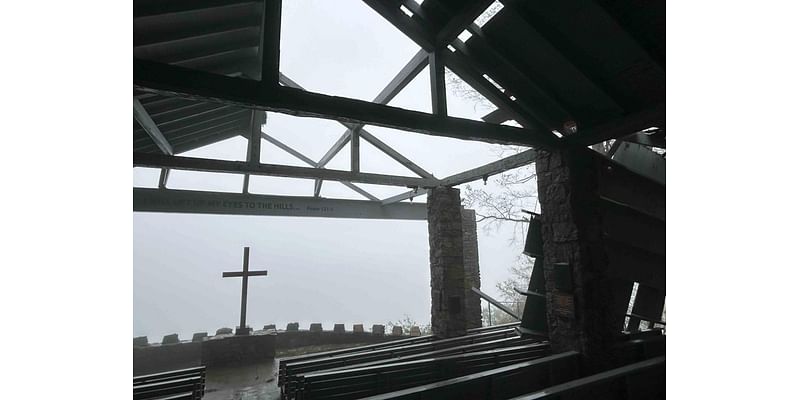 Beloved Chapel's Cross Stands As “A Beacon Of Hope” Amidst Hurricane Helene Destruction In The Blue Ridge Mountains