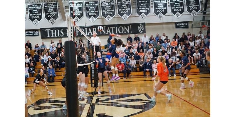 OPRF, Fenwick volleyball seasons end at sectionals